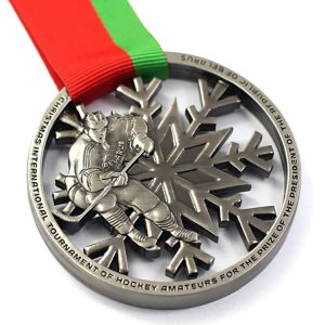 Hockey medal custom